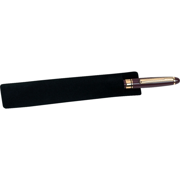 6.25" x 1.37" velvet pouch for a pen.... from ASI 66887 PCNA