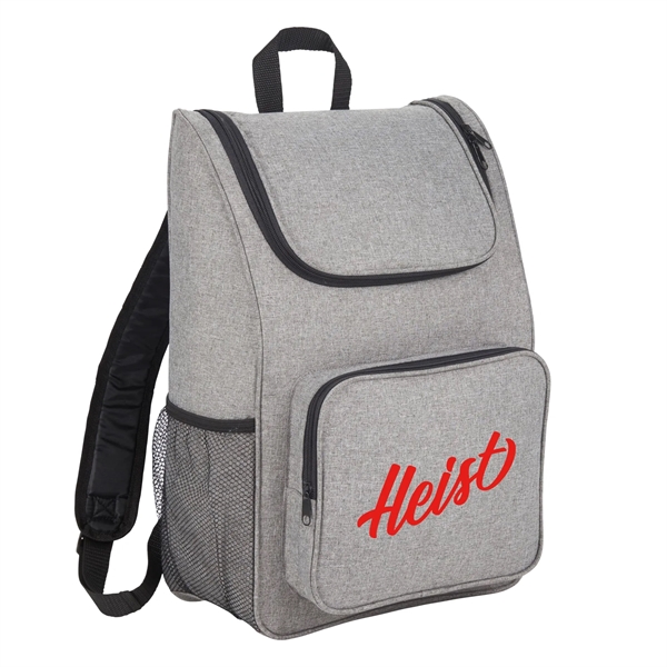 Computer backpack with zippered U-shaped opening and 15" laptop sleeve.... from ASI 66887 PCNA / Bullet