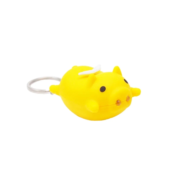 Flying Pig Novelty Led Light Key Tag.... from ASI 31517 Admart Products / Admart Line