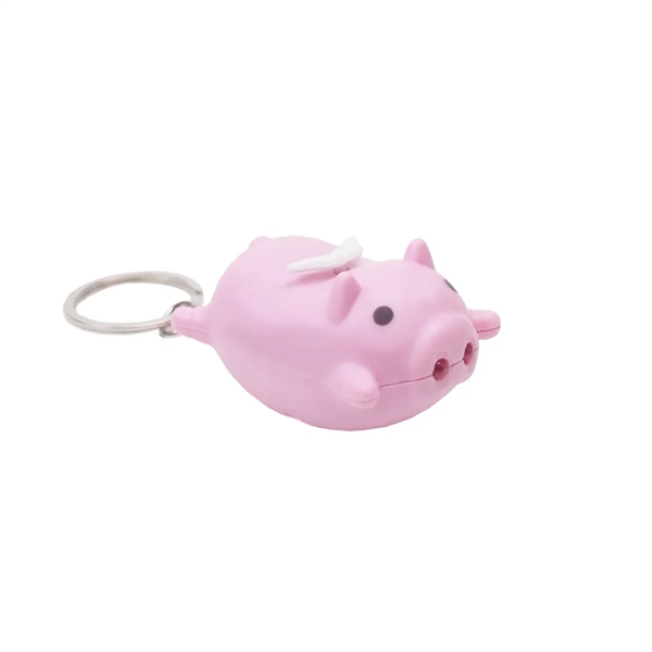 Flying Pig Novelty Led Light Key Tag.... from ASI 31517 Admart Products / Admart Line