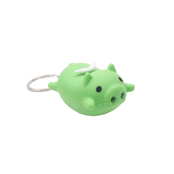 Flying Pig Novelty Led Light Key Tag.... from ASI 31517 Admart Products / Admart Line