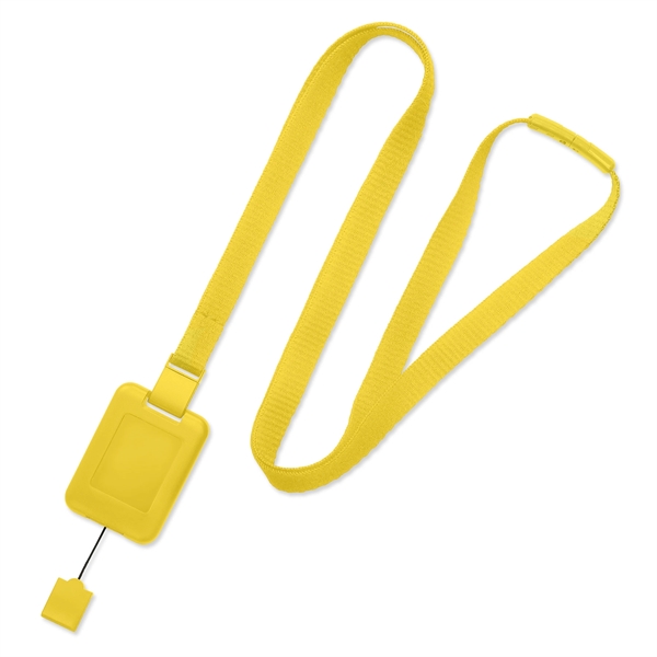 Use as a lanyard/badge reel combo or detach and use the... from ASI 79898 Promovision / PROMOVISION