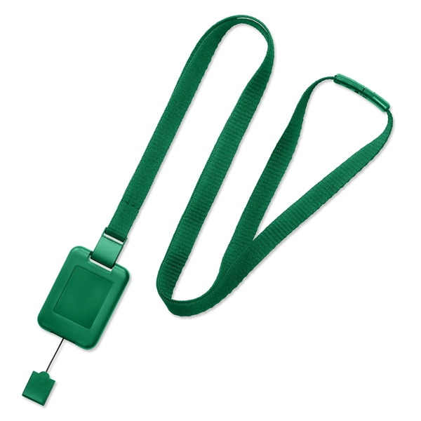 Use as a lanyard/badge reel combo or detach and use the... from ASI 79898 Promovision / PROMOVISION