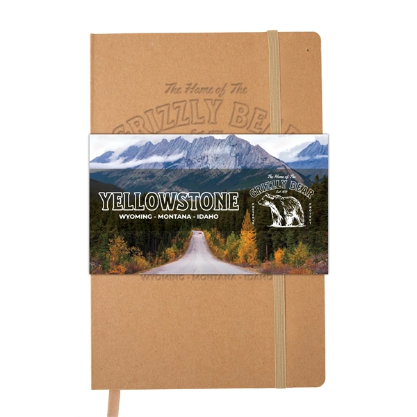 5.5"x 8.5" Stone Soft Journal with Deboss Imprint & Full-color Graphic... from ASI 91340 Journalbooks/Timeplanner Calendars