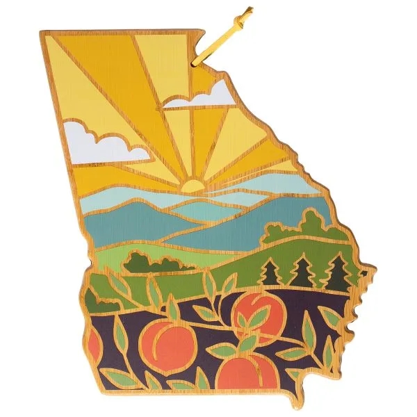 Celebrate life in The Golden State with the Our State Shaped... from ASI 91565 Totally Bamboo