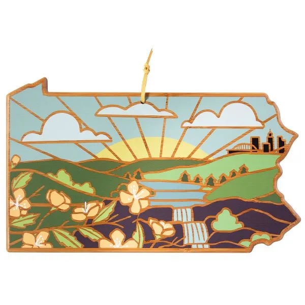 Celebrate life in The Golden State with the Our State Shaped... from ASI 91565 Totally Bamboo