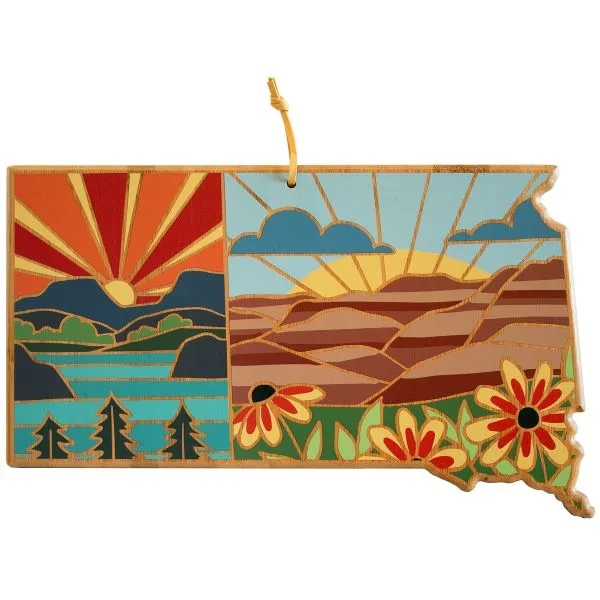 Celebrate life in The Golden State with the Our State Shaped... from ASI 91565 Totally Bamboo