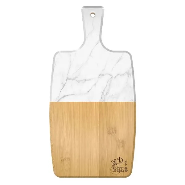 UV Print Faux "Marble" Bamboo Paddle Board... from ASI 91565 Totally Bamboo