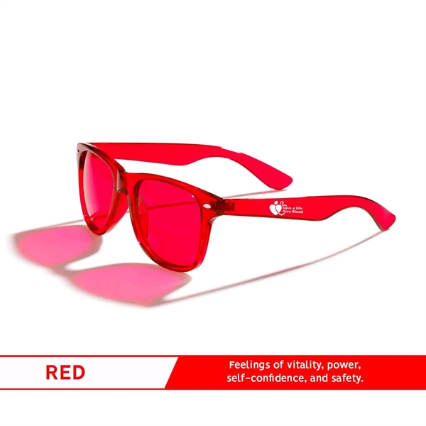 Eyeglasses offered in an assortment of mood-inspired colors.... from ASI 63549 Jornik Manufacturing Corp