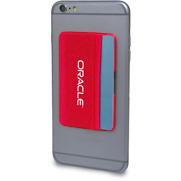 Card holder with 3M adhesive for attaching to a phone... from ASI 61966 HPG / HandStands