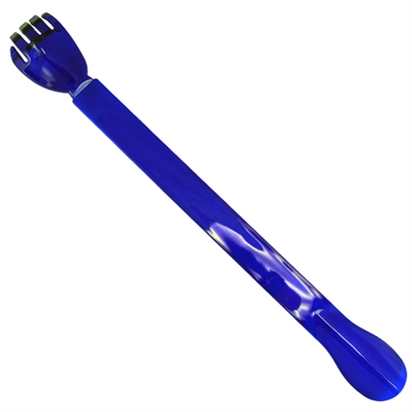 Translucent hand shaped back scratcher with a shoe horn.... from ASI 57956 Graphco line