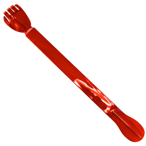 Translucent hand shaped back scratcher with a shoe horn.... from ASI 57956 Graphco line