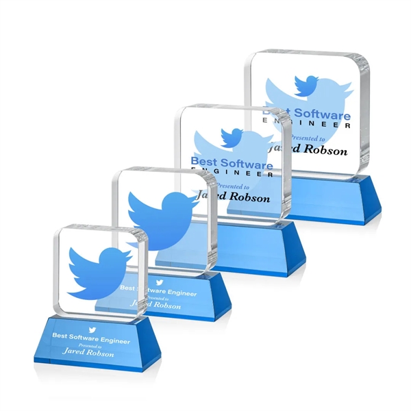 Flamborough VividPrint™ Award on Base - Sky Blue... from ASI 84592 St Regis Group / St Regis