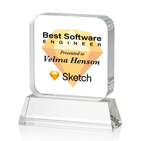 Flamborough VividPrint™ Award on Base - Clear... from ASI 84592 St Regis Group / St Regis