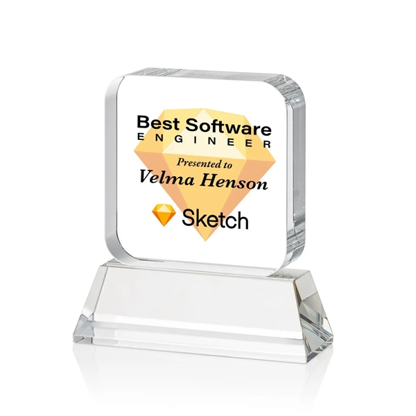 Flamborough VividPrint™ Award on Base - Clear... from ASI 84592 St Regis Group / St Regis