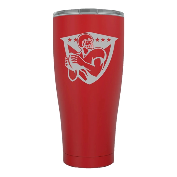 30 oz. stainless steel tumbler with COPPER lining, splash-proof lid, double... from ASI 74601 Calico