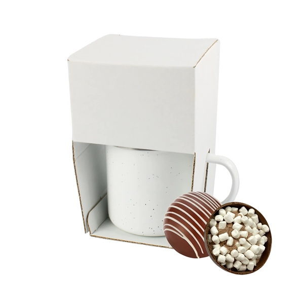 16 oz speckled camping mug with holiday classic milk mega hot... from ASI 71685 Midnite Snax® / Promo Revolution