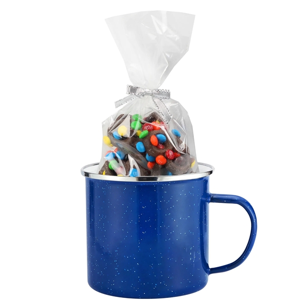 This set includes a mug stuffer filled with Milk Chocolate Pretzels... from ASI 71685 Midnite Snax® / Promo Revolution