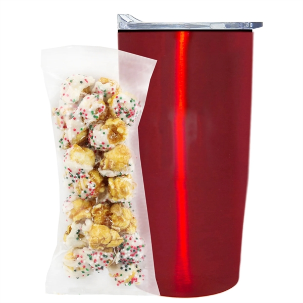 Straight Tumbler w/ Plastic Liner - 20 oz., Sugar Cookie Crunch... from ASI 71685 Midnite Snax® / Promo Revolution