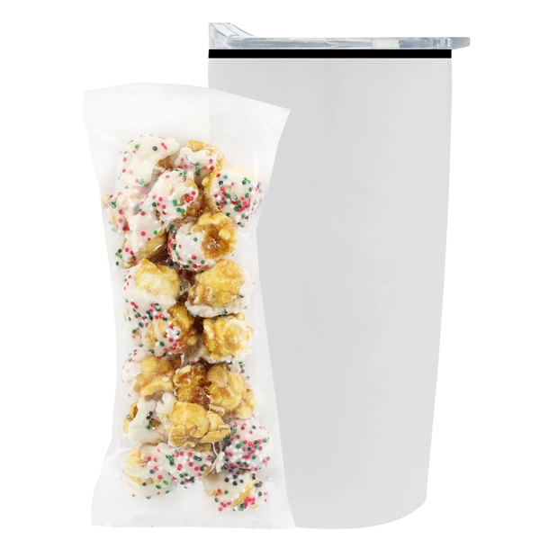 Straight Tumbler w/ Plastic Liner - 20 oz., Sugar Cookie Crunch... from ASI 71685 Midnite Snax® / Promo Revolution