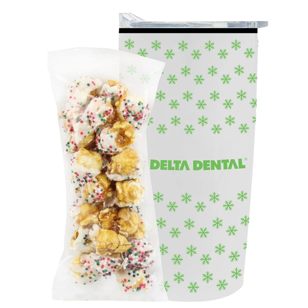 Straight Tumbler w/ Plastic Liner - 20 oz., Sugar Cookie Crunch... from ASI 71685 Midnite Snax® / Promo Revolution