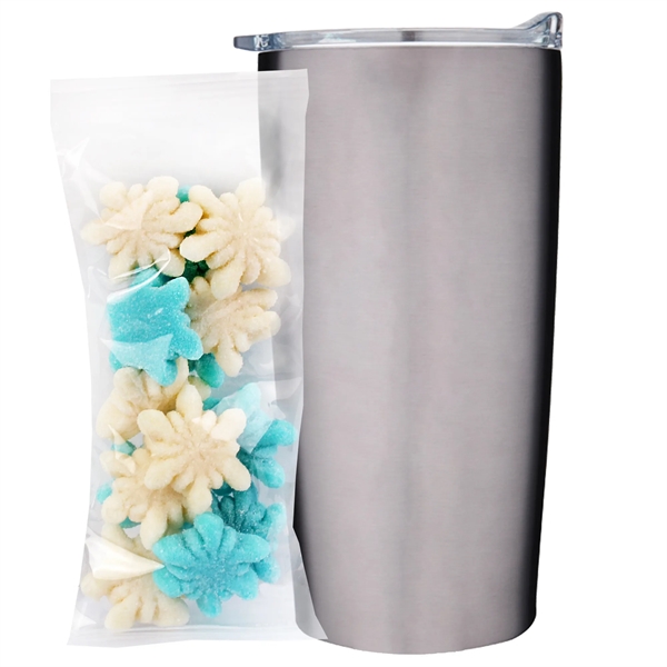 This set includes a 20 oz double-wall vacuum insulated tumbler and... from ASI 71685 Midnite Snax® / Promo Revolution
