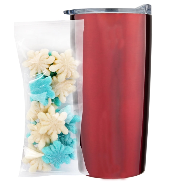 This set includes a 20 oz double-wall vacuum insulated tumbler and... from ASI 71685 Midnite Snax® / Promo Revolution