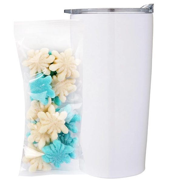 This set includes a 20 oz double-wall vacuum insulated tumbler and... from ASI 71685 Midnite Snax® / Promo Revolution