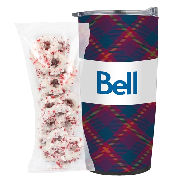 This set includes a 20 oz double-wall vacuum insulated tumbler and... from ASI 71685 Midnite Snax® / Promo Revolution