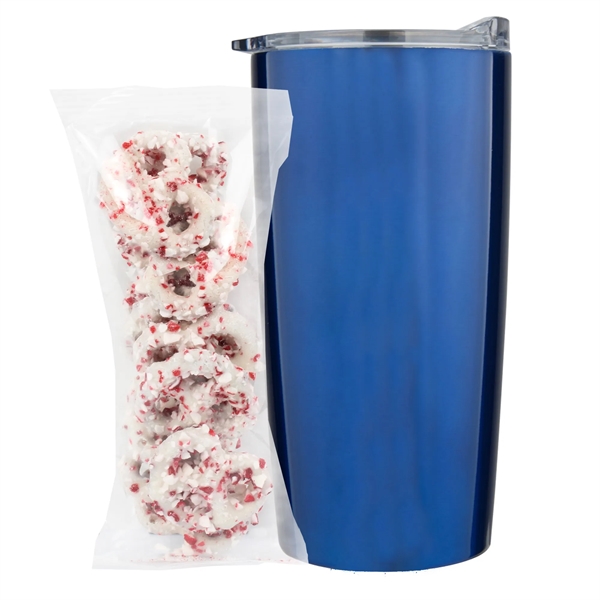 This set includes a 20 oz double-wall vacuum insulated tumbler and... from ASI 71685 Midnite Snax® / Promo Revolution