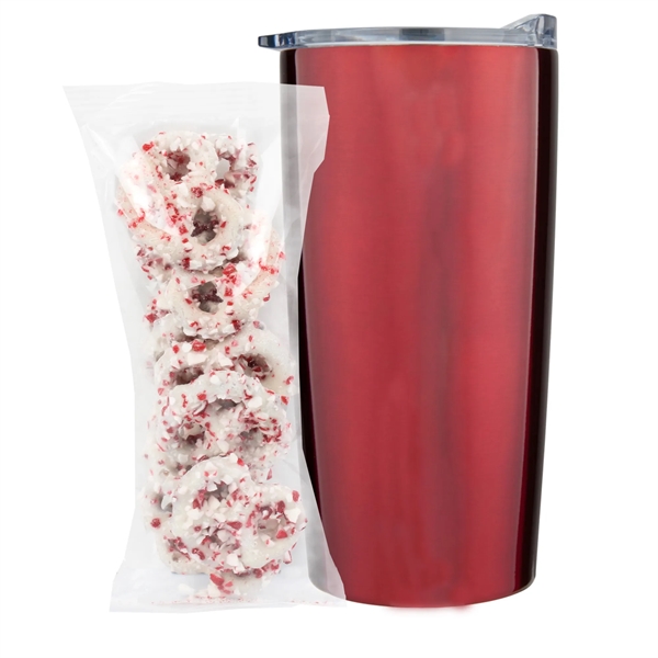 This set includes a 20 oz double-wall vacuum insulated tumbler and... from ASI 71685 Midnite Snax® / Promo Revolution