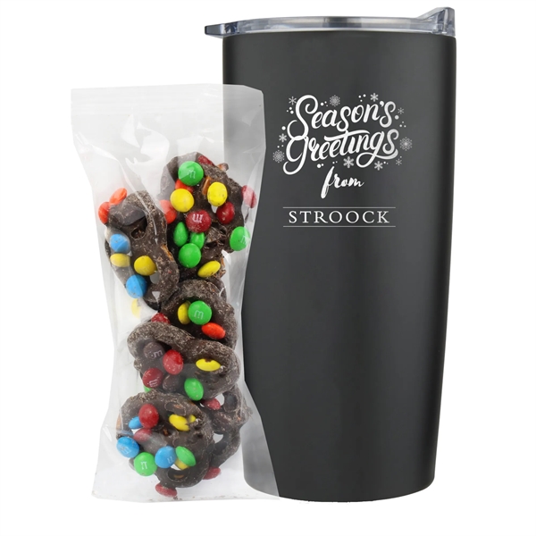 This set includes a 20 oz double-wall vacuum insulated tumbler and... from ASI 71685 Midnite Snax® / Promo Revolution