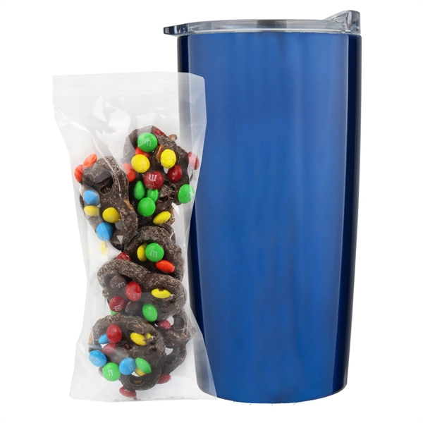 This set includes a 20 oz double-wall vacuum insulated tumbler and... from ASI 71685 Midnite Snax® / Promo Revolution