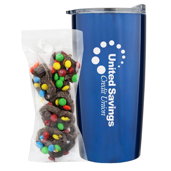 This set includes a 20 oz double-wall vacuum insulated tumbler and... from ASI 71685 Midnite Snax® / Promo Revolution