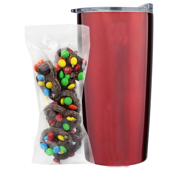 This set includes a 20 oz double-wall vacuum insulated tumbler and... from ASI 71685 Midnite Snax® / Promo Revolution
