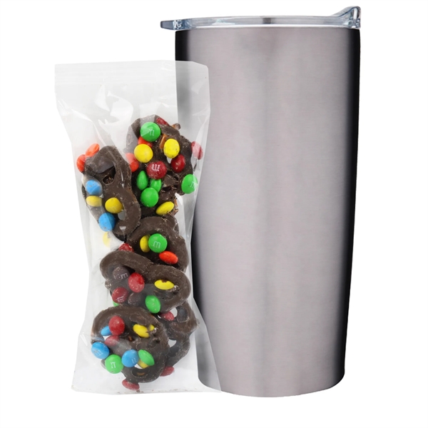 This set includes a 20 oz double-wall vacuum insulated tumbler and... from ASI 71685 Midnite Snax® / Promo Revolution