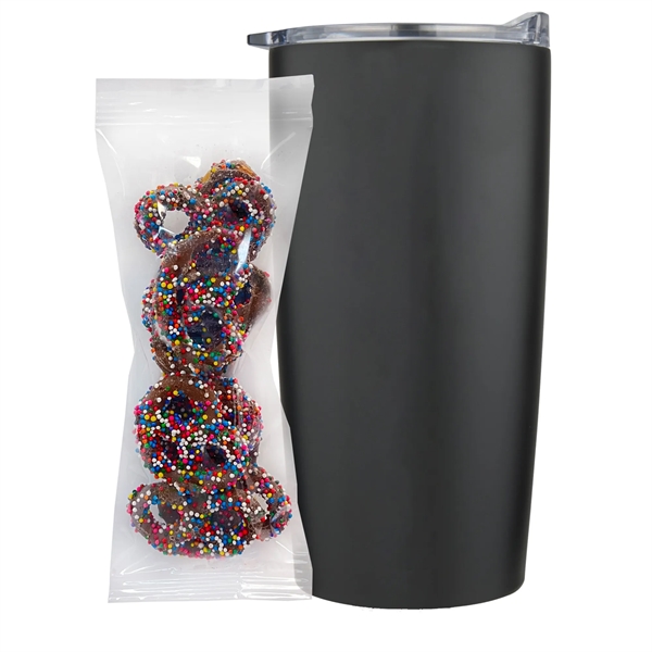 This set includes a 20 oz double-wall vacuum insulated tumbler and... from ASI 71685 Midnite Snax® / Promo Revolution