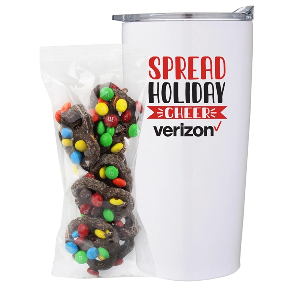 This set includes a 20 oz double-wall vacuum insulated tumbler and... from ASI 71685 Midnite Snax® / Promo Revolution