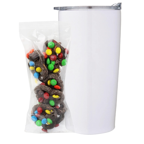 This set includes a 20 oz double-wall vacuum insulated tumbler and... from ASI 71685 Midnite Snax® / Promo Revolution