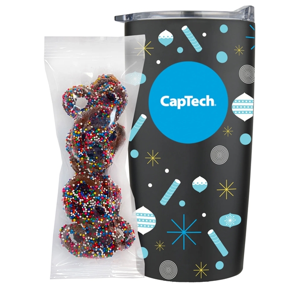 This set includes a 20 oz double-wall vacuum insulated tumbler and... from ASI 71685 Midnite Snax® / Promo Revolution