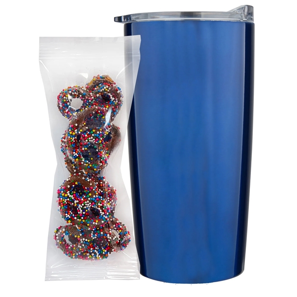 This set includes a 20 oz double-wall vacuum insulated tumbler and... from ASI 71685 Midnite Snax® / Promo Revolution