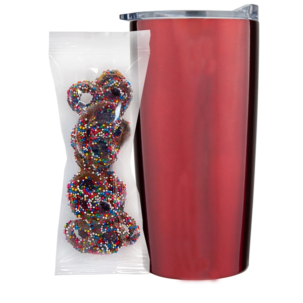 This set includes a 20 oz double-wall vacuum insulated tumbler and... from ASI 71685 Midnite Snax® / Promo Revolution