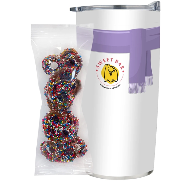 This set includes a 20 oz double-wall vacuum insulated tumbler and... from ASI 71685 Midnite Snax® / Promo Revolution