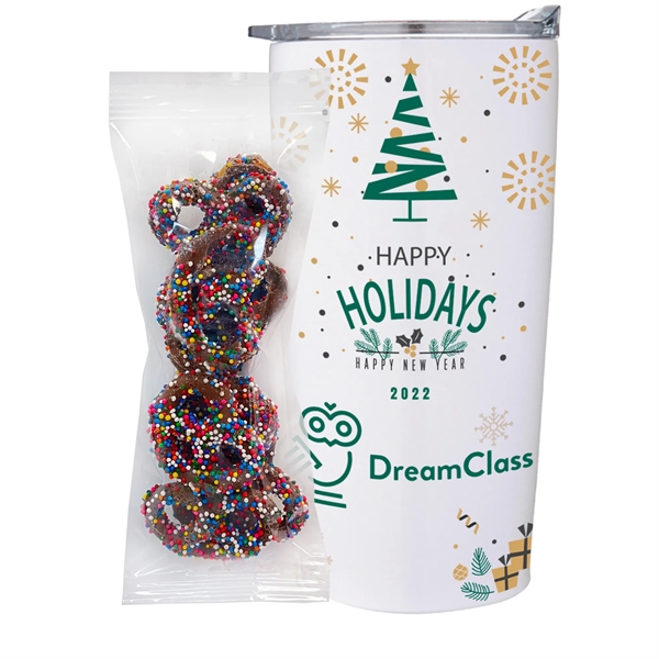 This set includes a 20 oz double-wall vacuum insulated tumbler and... from ASI 71685 Midnite Snax® / Promo Revolution