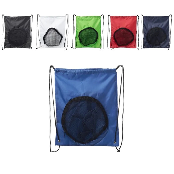 Ball carrying mesh drawstring sports pack plus free 1 color silkscreen... from ASI 37218 Athena Promo (tm)