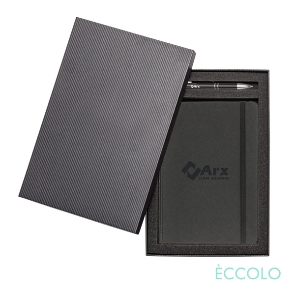 The Eccolo® Memphis Journal w/Elastic Pen Loop and Clicker Pen includes... from ASI 84592 St Regis Group