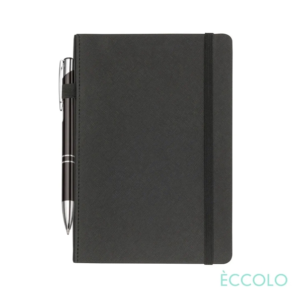 The Eccolo® Memphis Journal w/Elastic Pen Loop and Clicker Pen includes... from ASI 84592 St Regis Group
