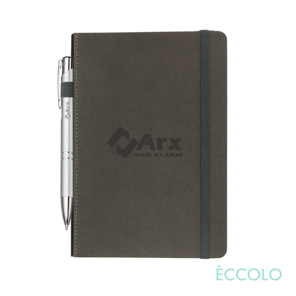 The Eccolo® Memphis Journal w/Elastic Pen Loop and Clicker Pen includes... from ASI 84592 St Regis Group