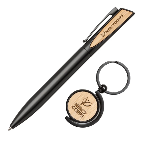 Elevate your everyday essentials with the Alban Aluminium Ball Pen w/Bamboo... from ASI 84592 St Regis Group