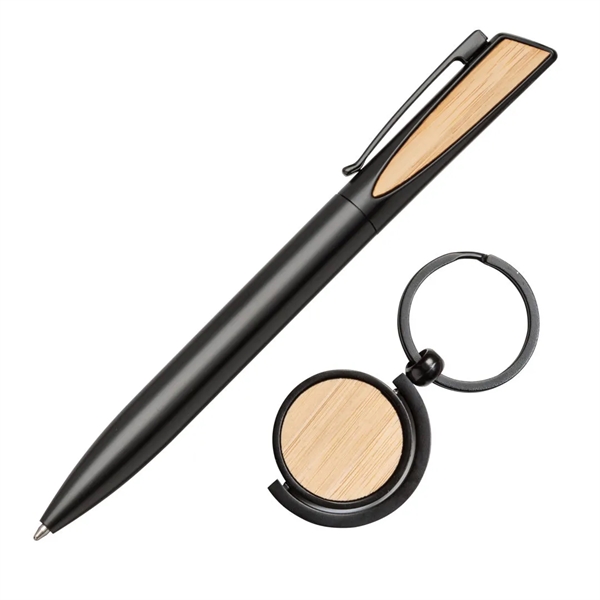 Elevate your everyday essentials with the Alban Aluminium Ball Pen w/Bamboo... from ASI 84592 St Regis Group